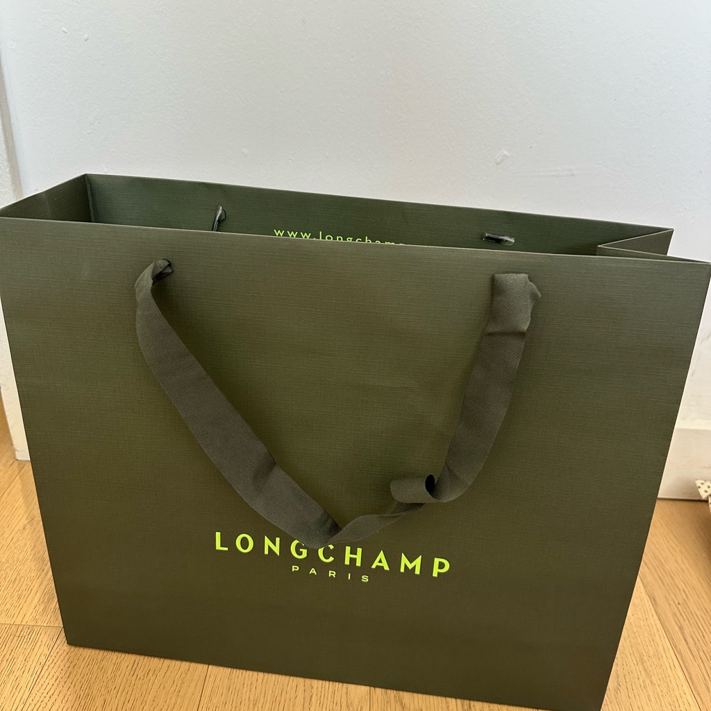 Longchamp Empty Paper Shopping Bag